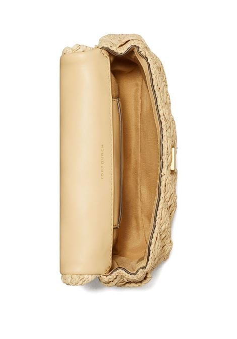 Borsa a spalla Kira con catena in beige Tory Burch - donna TORY BURCH | 175034254